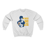Load image into Gallery viewer, Be Water / Blue Graphic Sweatshirt
