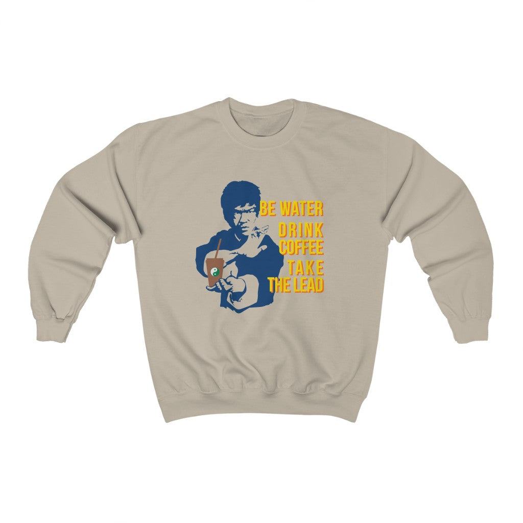 Be Water / Blue Graphic Sweatshirt