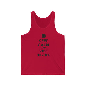 Keep Calm and Vibe Higher Jersey Tank
