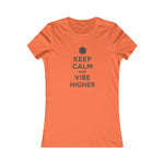 Load image into Gallery viewer, Keep Calm Vibe Higher / Black Graphic Tee
