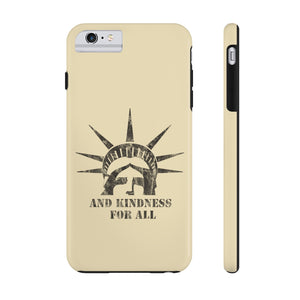 And Kindness For All / Black Graphic Case Mate Tough Phone Cases