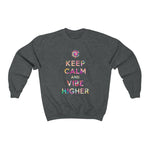Load image into Gallery viewer, Keep Calm and Vibe Higher / Dye Graphic Sweatshirt
