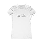 Load image into Gallery viewer, Let Faith Take Charge / Black Graphic Tee
