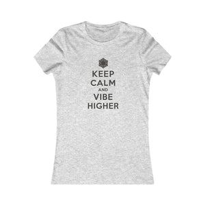 Keep Calm Vibe Higher / Black Graphic Tee