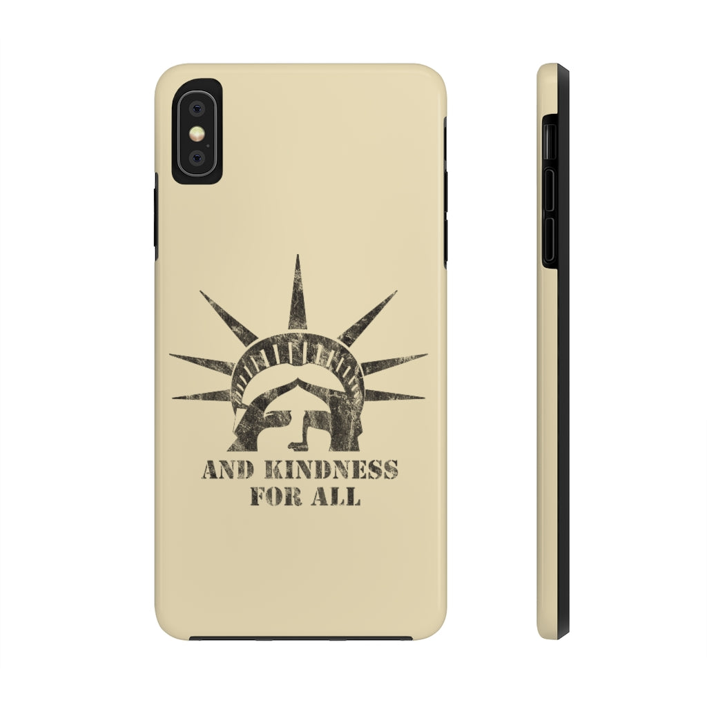And Kindness For All / Black Graphic Case Mate Tough Phone Cases