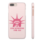 Load image into Gallery viewer, And Kindness For All / Pink Graphic / Matte &amp; Glossy Snap Case
